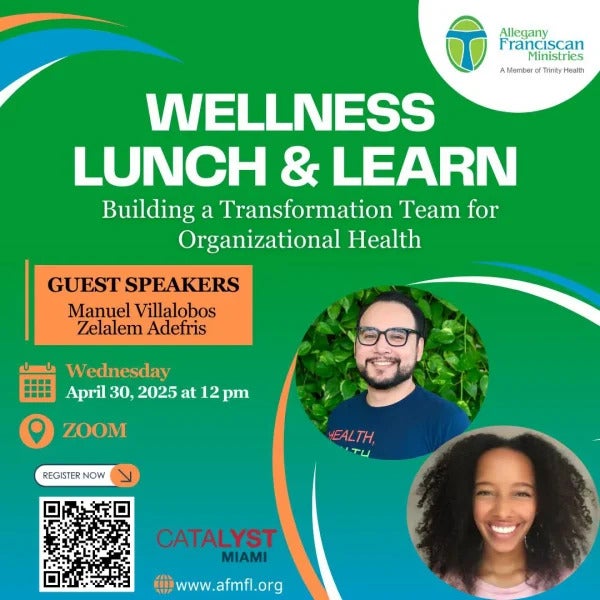 Wellness Lunch and Learn with Dr. Villalobos and Adefris