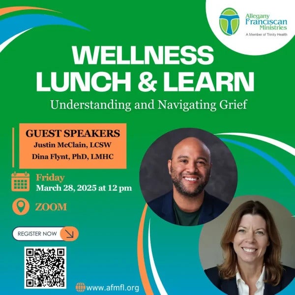 Wellness Lunch and Learn with Dr. McClain and Flynt