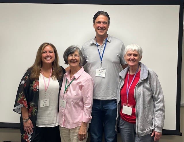 Dawn Geisert, Pat Tyre, OSF, Rusty Spoor and Cindy Matthews, OSF